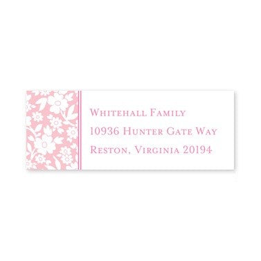 boatman geller petite flower petal address labels