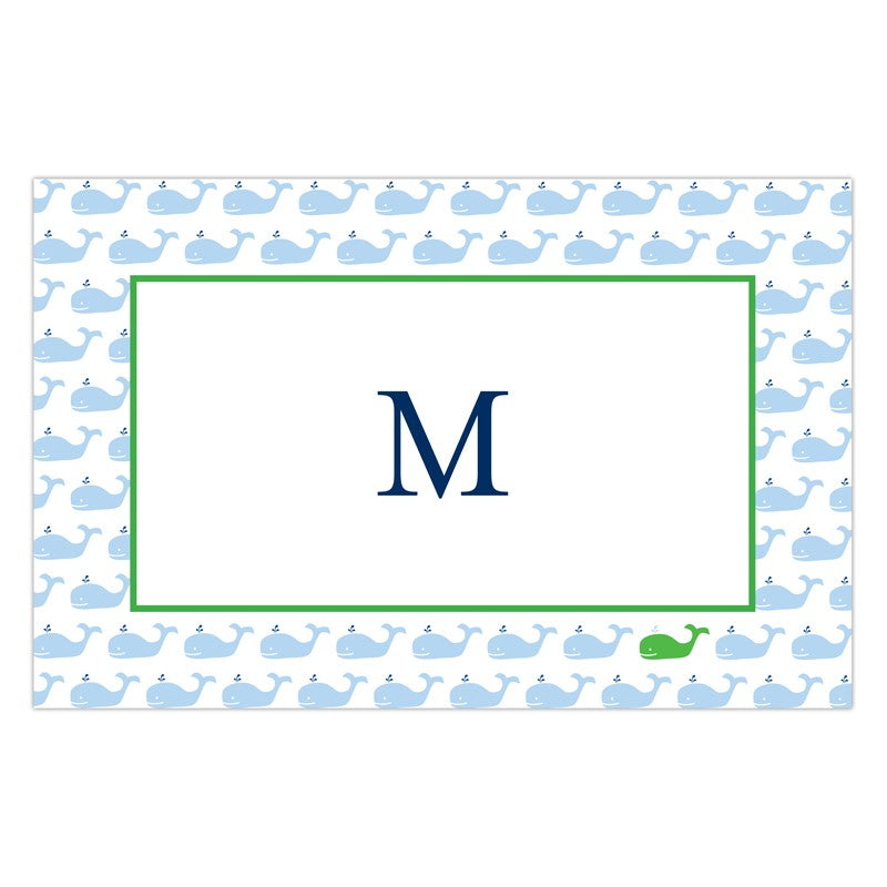 boatman geller whale repeat disposable placemats