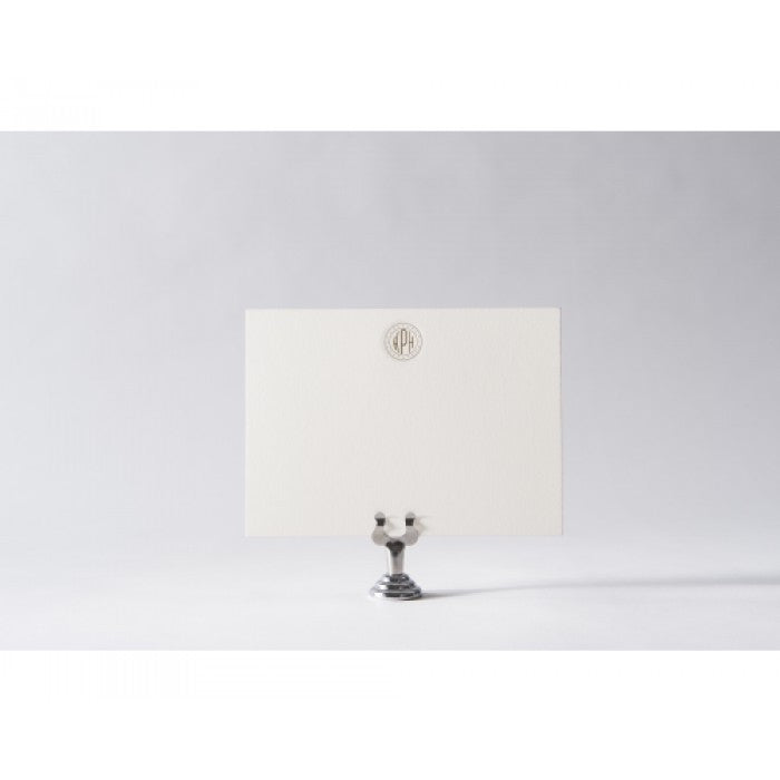circle dots monogram cards