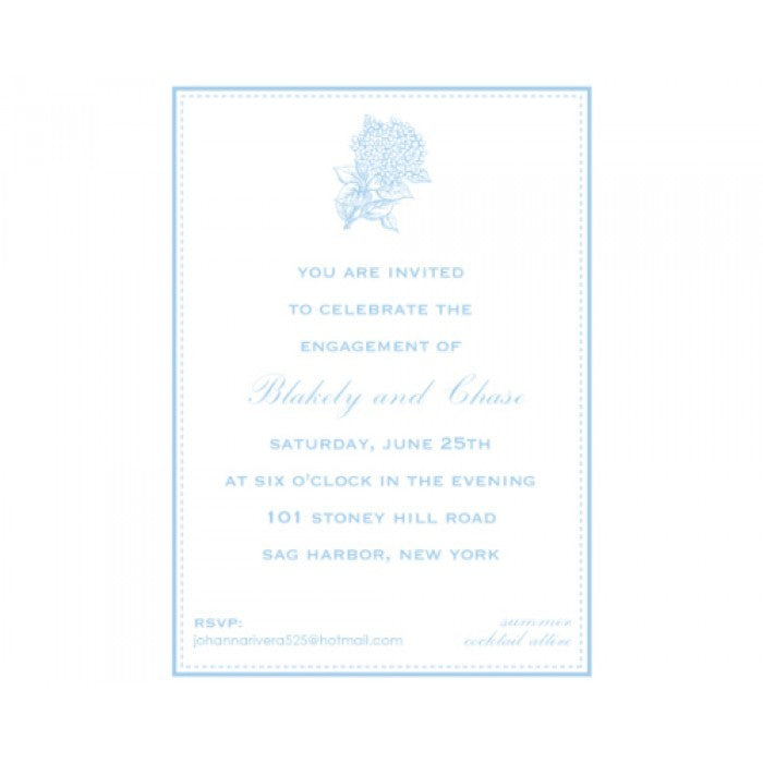 hydrangea bridal showers