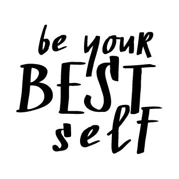Be Your Best Self Square Note Pad