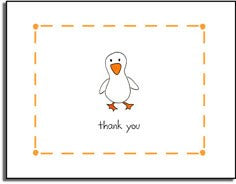 personalized invitations just ducky thank you