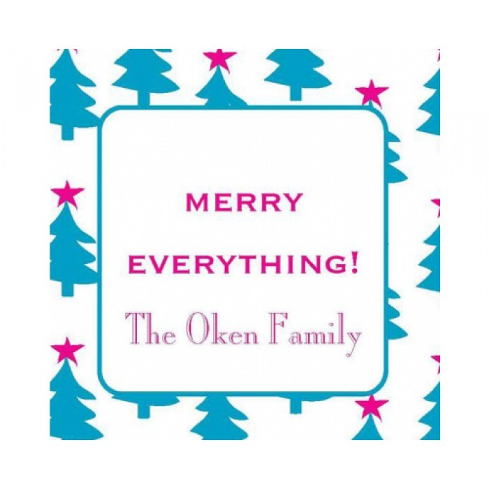 trees gift stickers