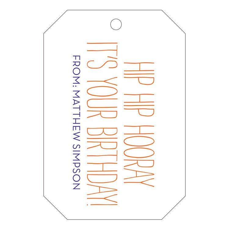 haute papier letterpress gift tag t9