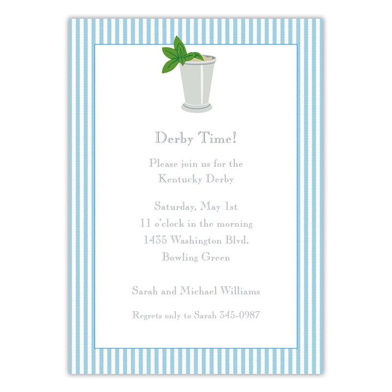 boatman geller mint julep large flat notecard
