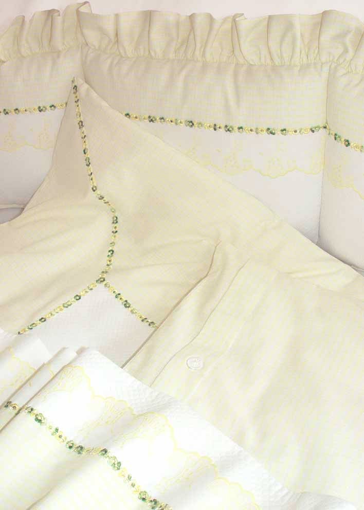 hopper yellow crib bedding by blauen