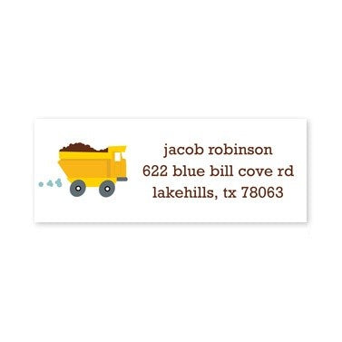boatman geller truck address labels