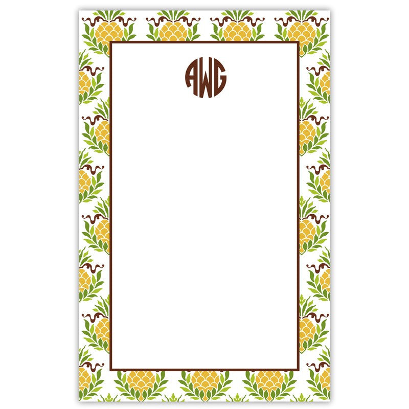boatman geller pineapple repeat notepad