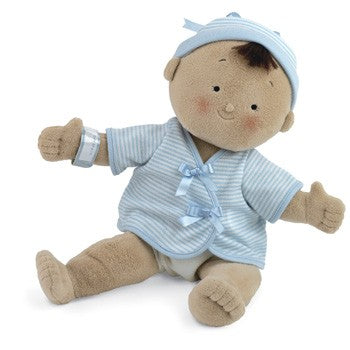 rosy cheeked brunette boy by north american bear