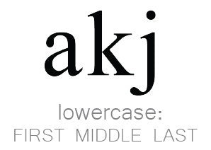 lowercase