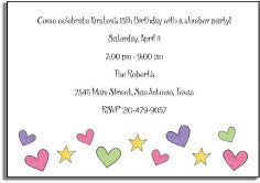 personalized invitations  girl power