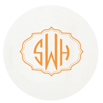 personalized letterpressed coasters m71 by haute papier