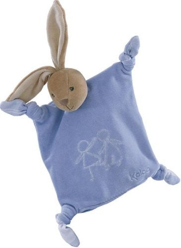 blue velour doudou