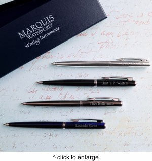 personalized waterford arcadia ballpoint pen