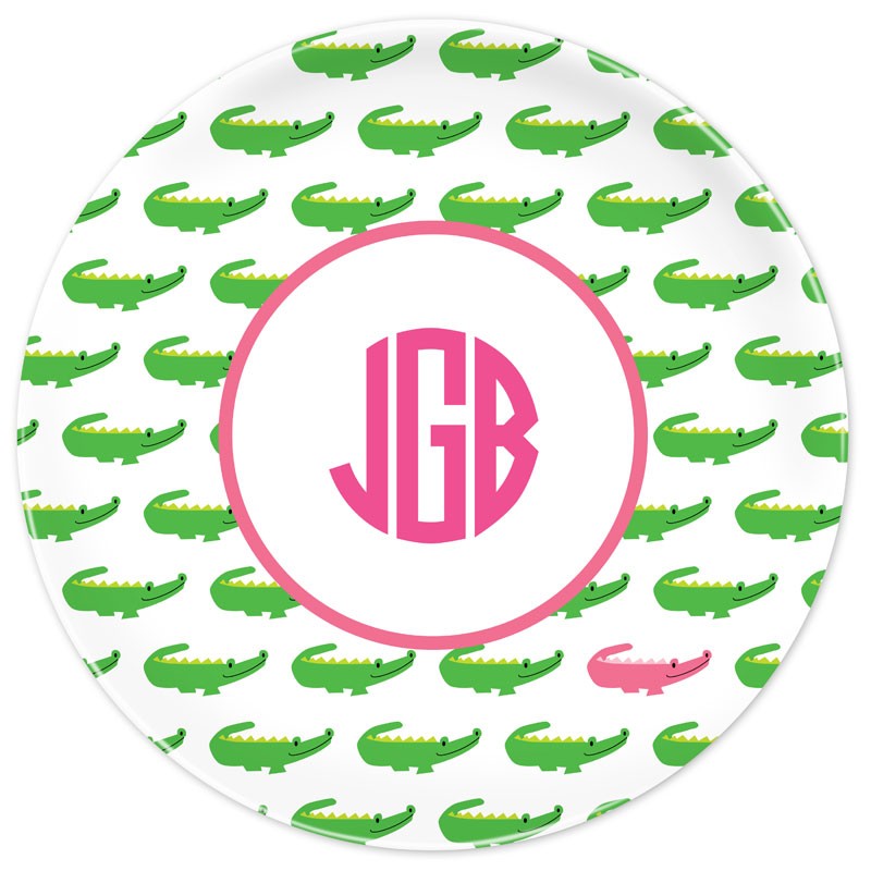 boatman geller alligator repeat plate