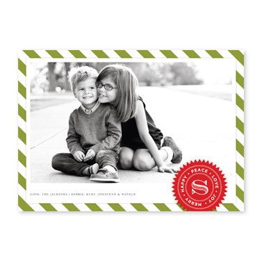 boatman geller air mail olive photocard
