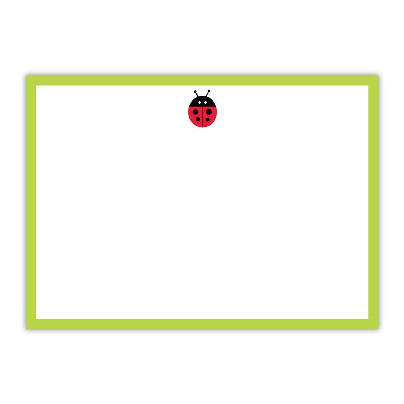 boatman geller ladybug invitation card