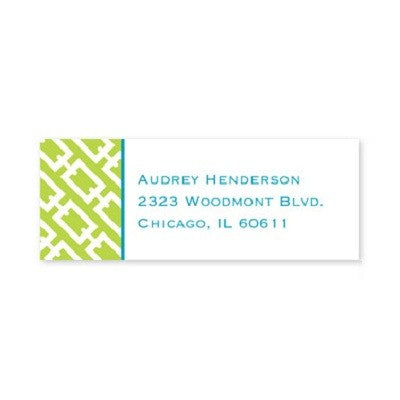 boatman geller chain link lime address labels