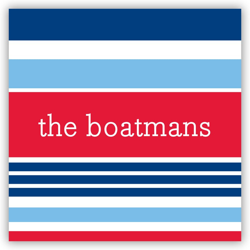 boatman geller espadrille nautical square sticker