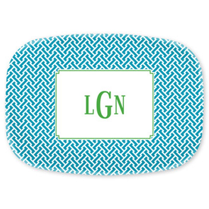 boatman geller stella turquoise platter