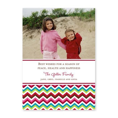 boatman geller chevron holiday photocard