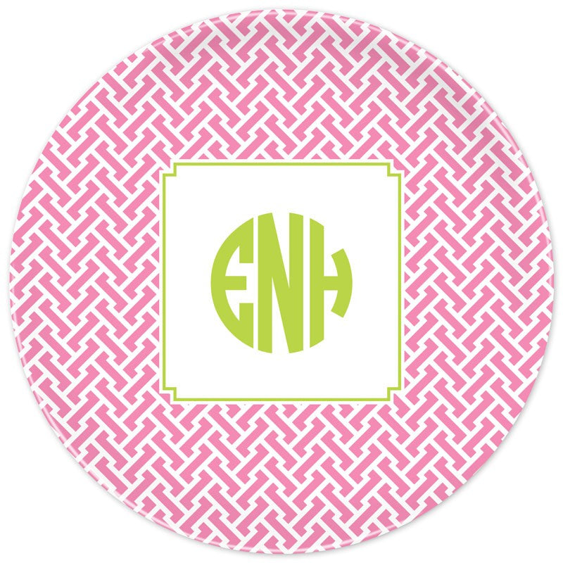 boatman geller stella pink plate