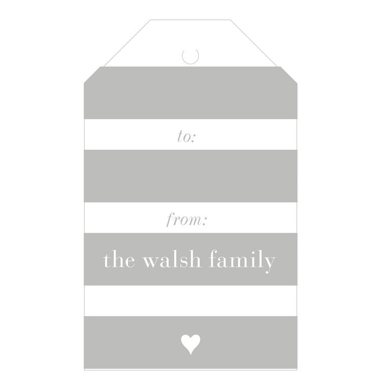 haute papier letterpress gift tag t8