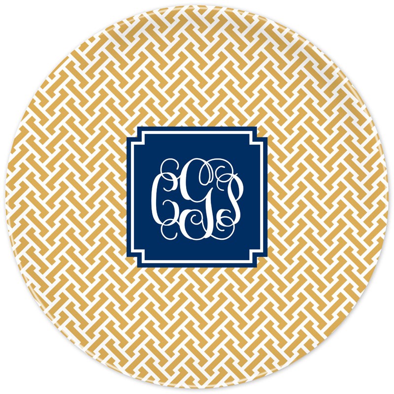 boatman geller stella gold plate