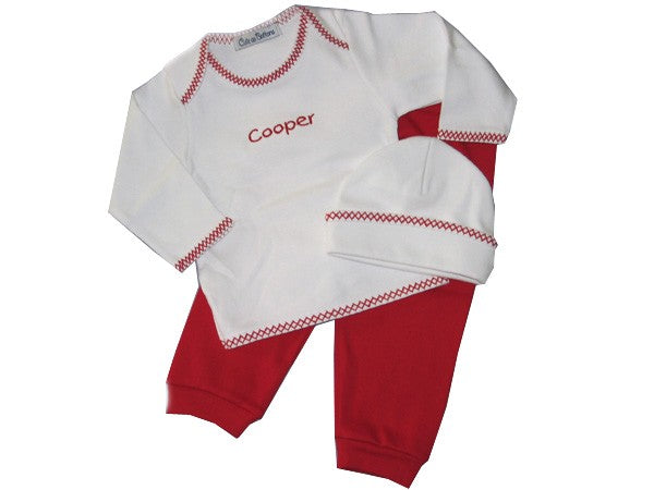 personalized baby 3 piece layette set