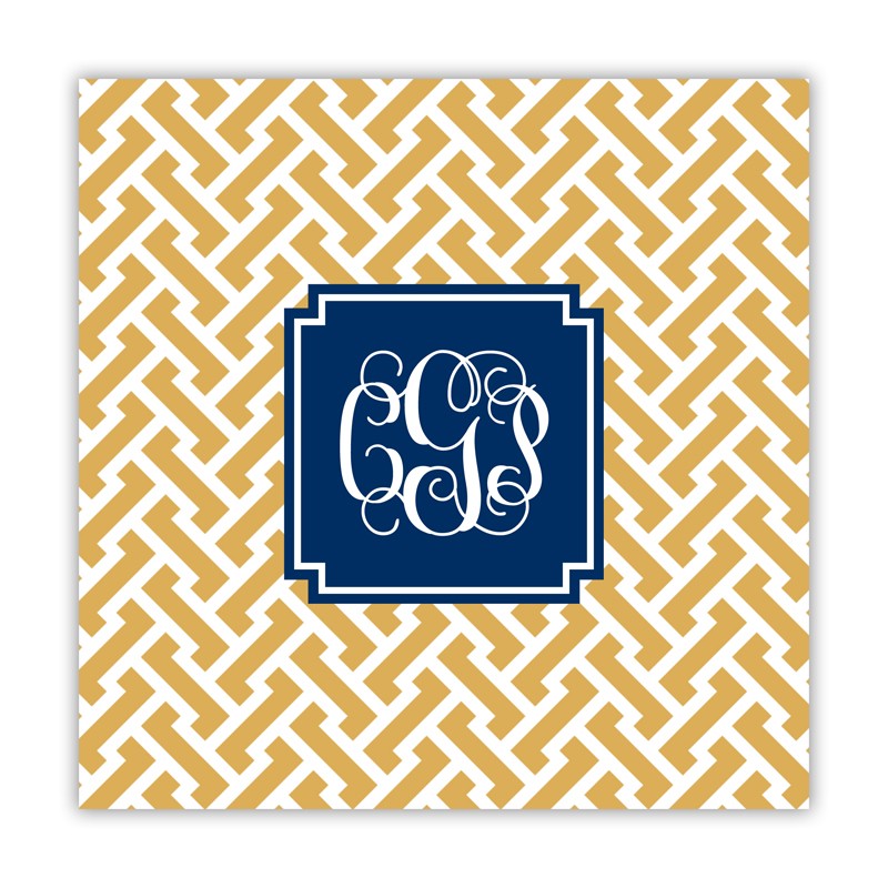 stella gold square paper coaster set of 50