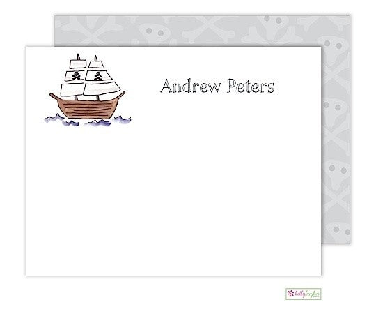personalized - ahoy matey flat notes
