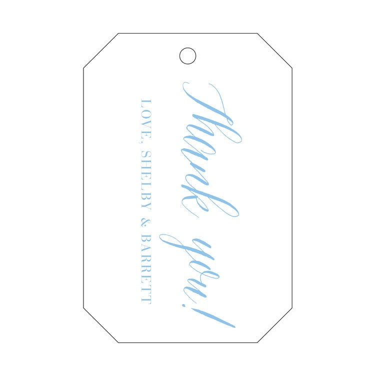 Letterpress Gift Tag-T107