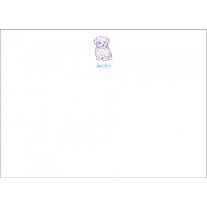 maltese pet stationery