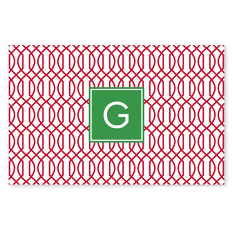 boatman geller trellis reverse cherry disposable placemats