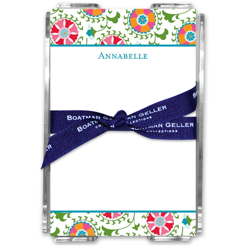 boatman geller suzani acrylic note sheets