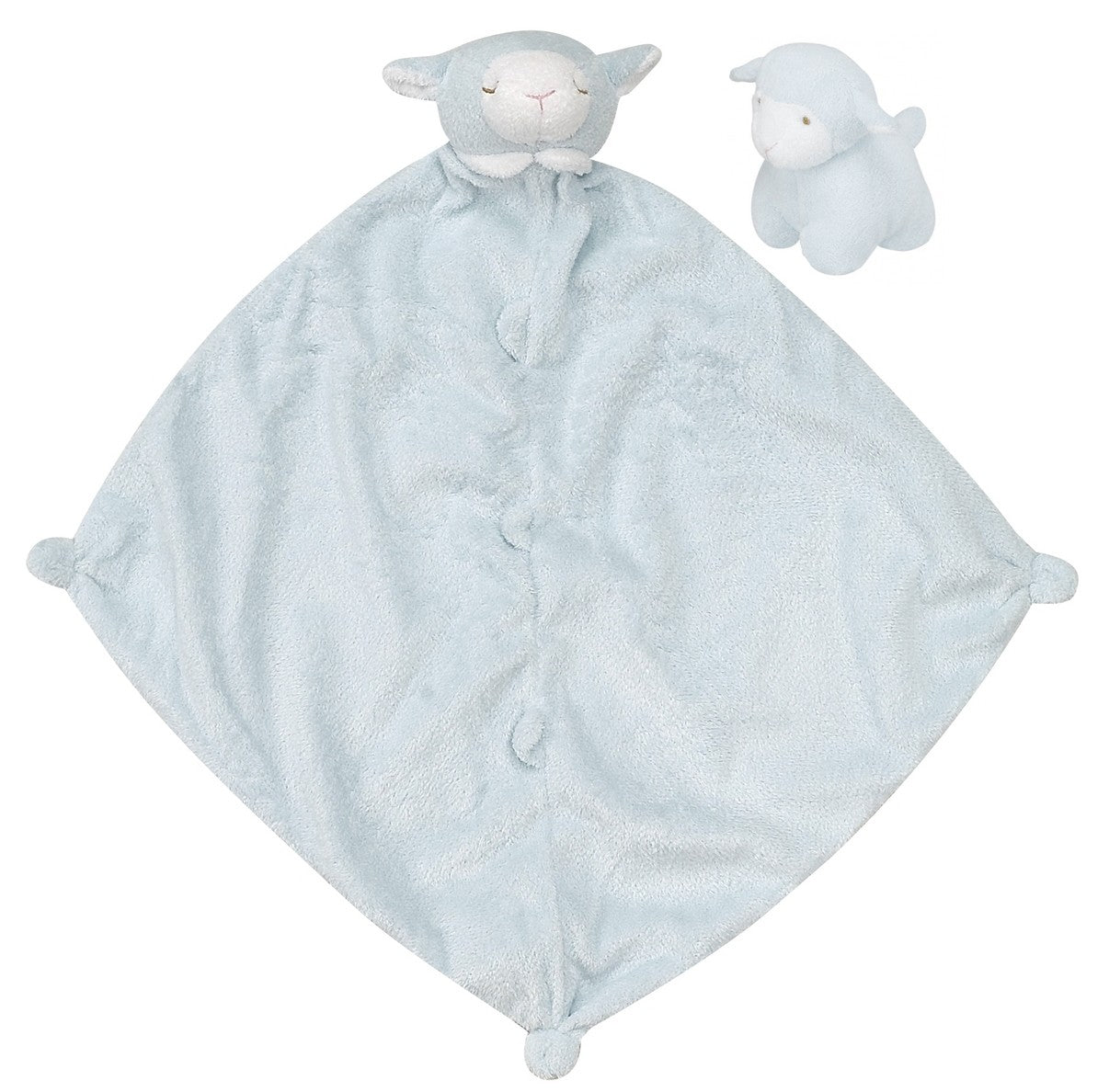 blue lamb blankie and squeaker set