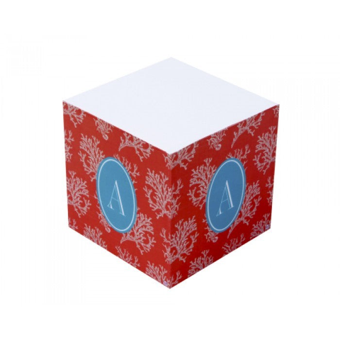 kaua'l coral sticky note cube