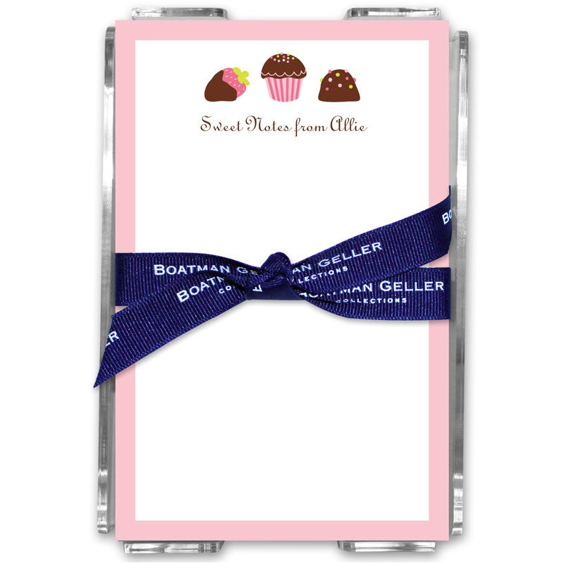 boatman geller sweets acrylic note sheets