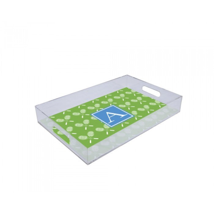 love all lucite tray