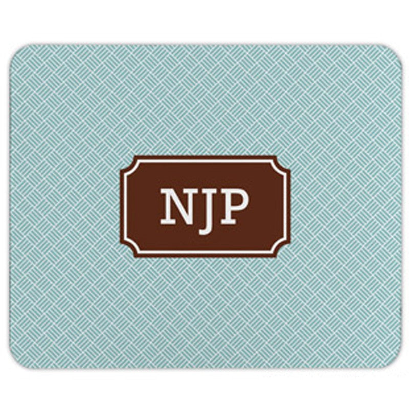 boatman geller basketweave slate mouse pad