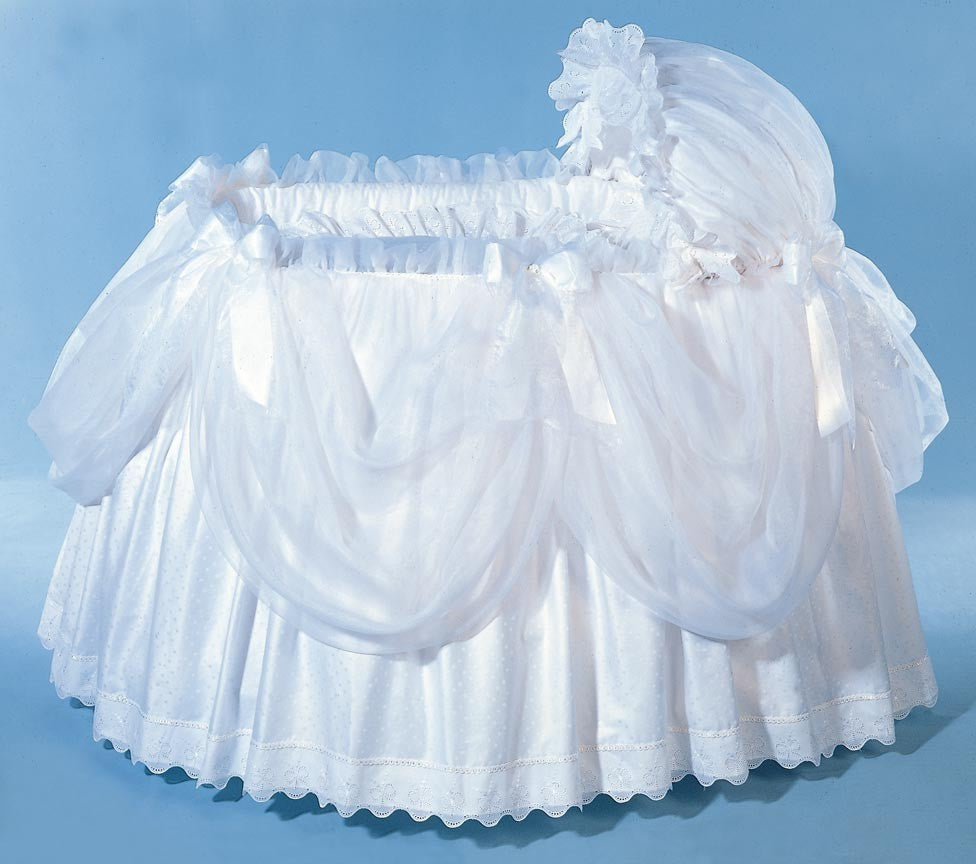 blauen pouf bassinet
