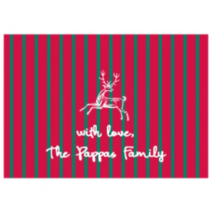 candy cane holiday gift enclosures