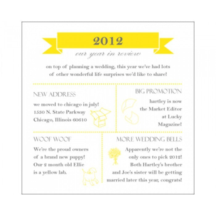 hartley & joe year in review card