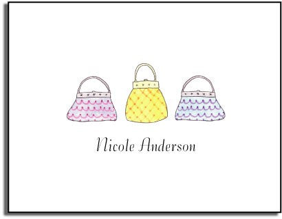 personalized everyday notes  vintage bags