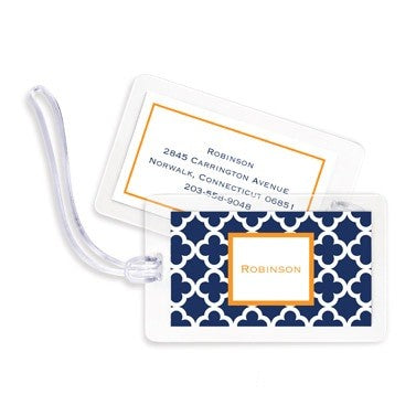 boatman geller bristol tile navy bag tags