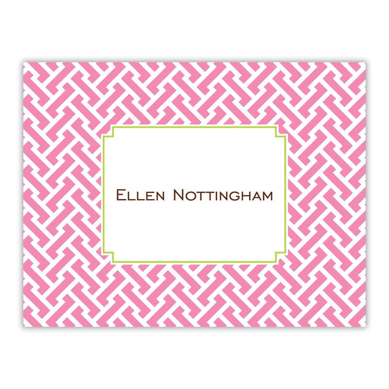 boatman geller stella pink foldover note