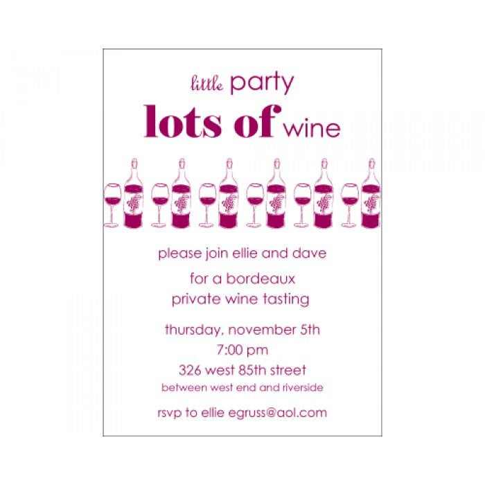 bordeaux bash cocktail & dinner parties