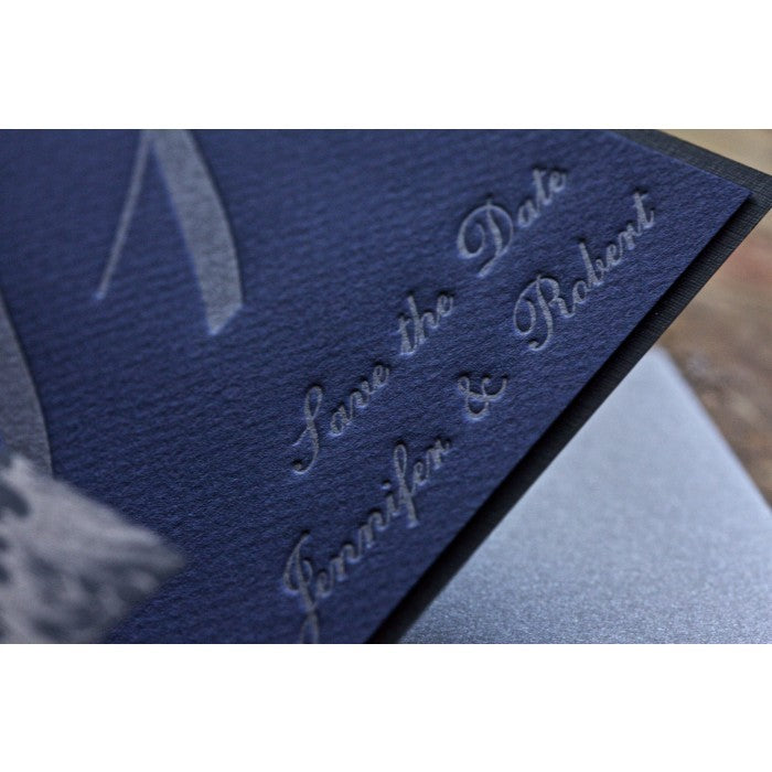 jen & rob save the date card