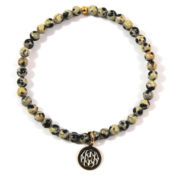 Customize Your Charm - Mini Dalmation Jasper Classic Charm Bracelet