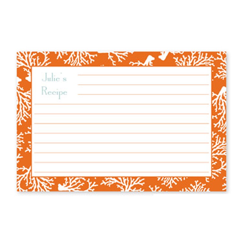 boatman geller coral repeat recipe card